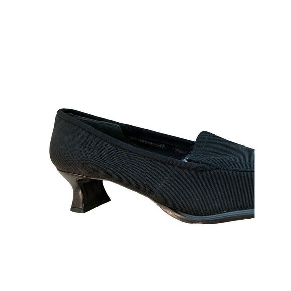 Stuart Weitzman Square Toe Canvas Pumps - Picture 5 of 10